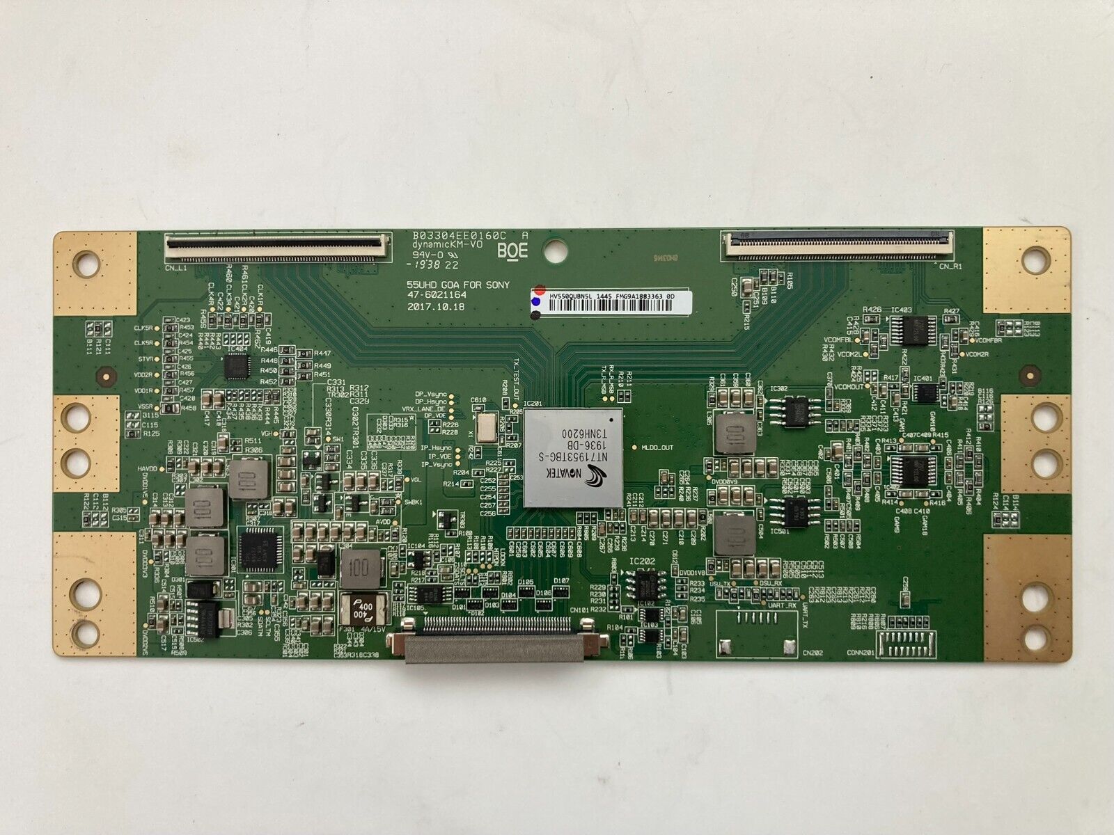 100150711 T-CON(65) HV650QUBN9K, (LCD BOE YM9S065CNO01 HV650QUB-N9K XPCB), 55UHD GOA FOR SONY / KD-65XG8096