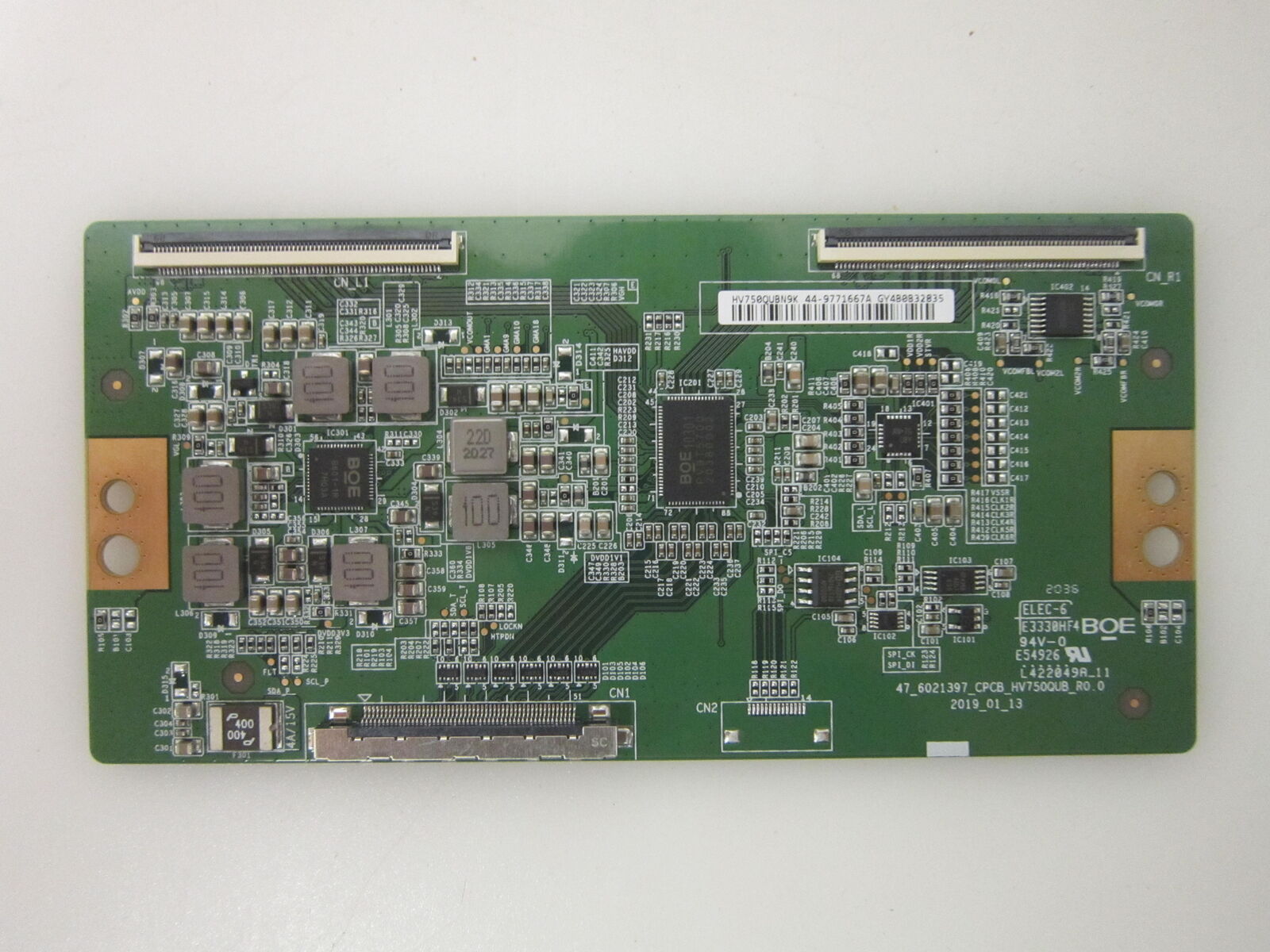 100712911 T-CON(75) HV750QUBN9K, LCD YSAS075CNG02 HV750QUB-N9K / KE-75XH8096