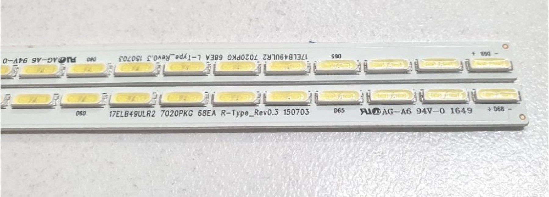 17ELB49ULR2 Backlight SET VES490QNEL-2D-U01 VES490QNEL-2D-D01, VESTEL 49