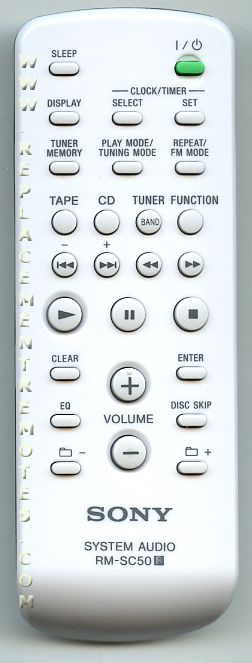 A1108433B Дистанционно за аудиосистема SONY RM-SC50//C(A)