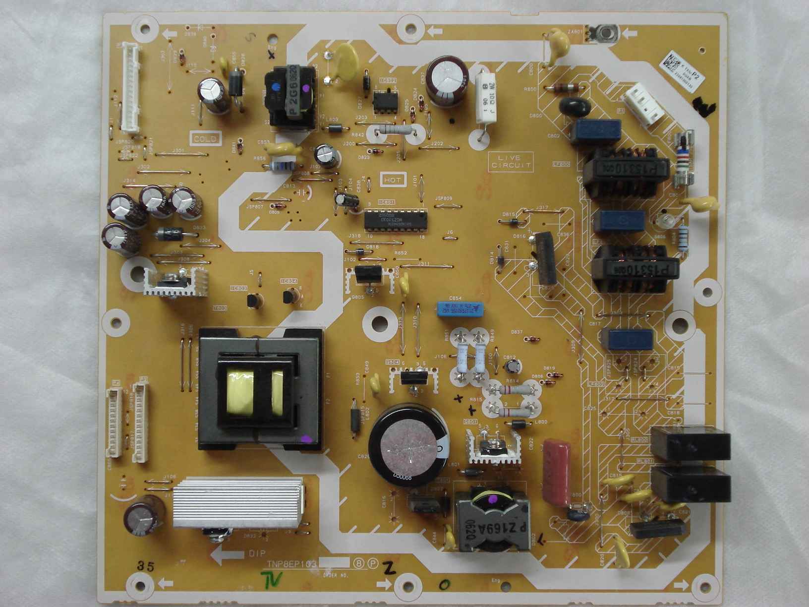 TNP8EP103AA ASSY P P.C.B. TXN/0QXB, TNP8EP103AA,(LCD LC420WUN-SCD1) / TX-L42U2E