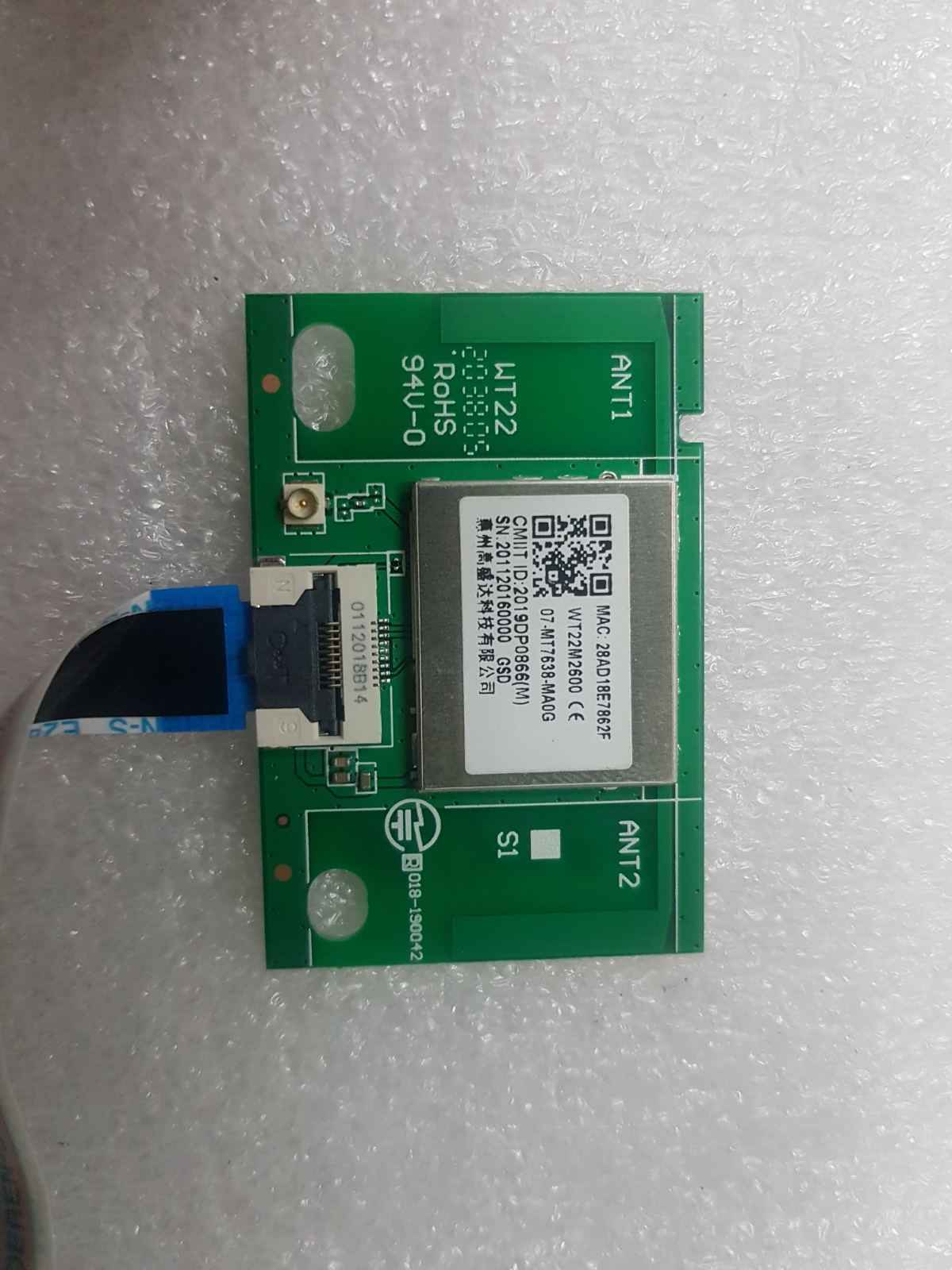 07-MT7638-MA0G WIFI/BT MODULE WT22M2600 / TCL 43P717X1 43EP640 43EP660 55EP640