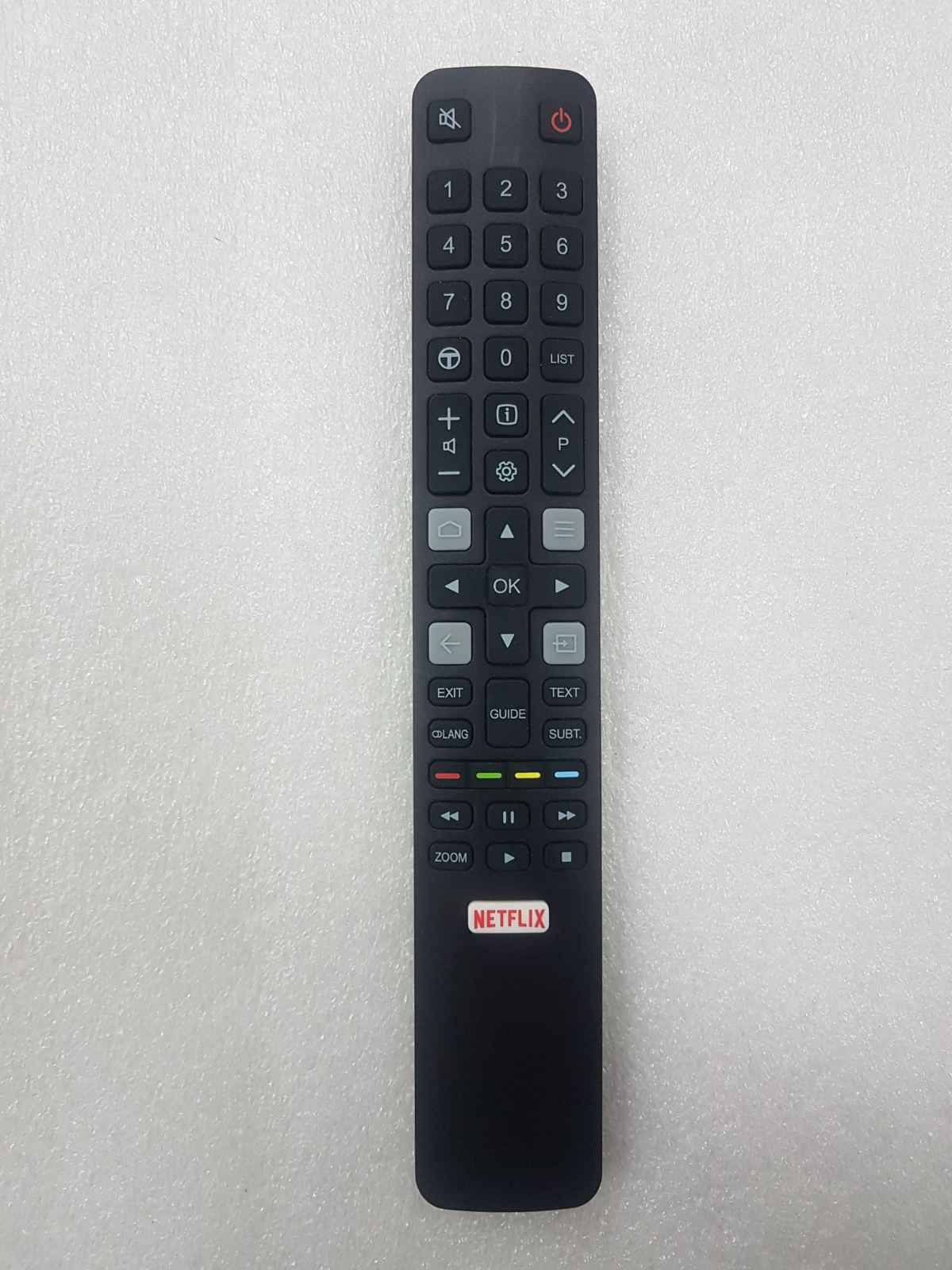 06-IRPT45-MRCHF802 Оригинално дистанционно RC802N YUI4 за TCL Android телевизори / NETFLIX
