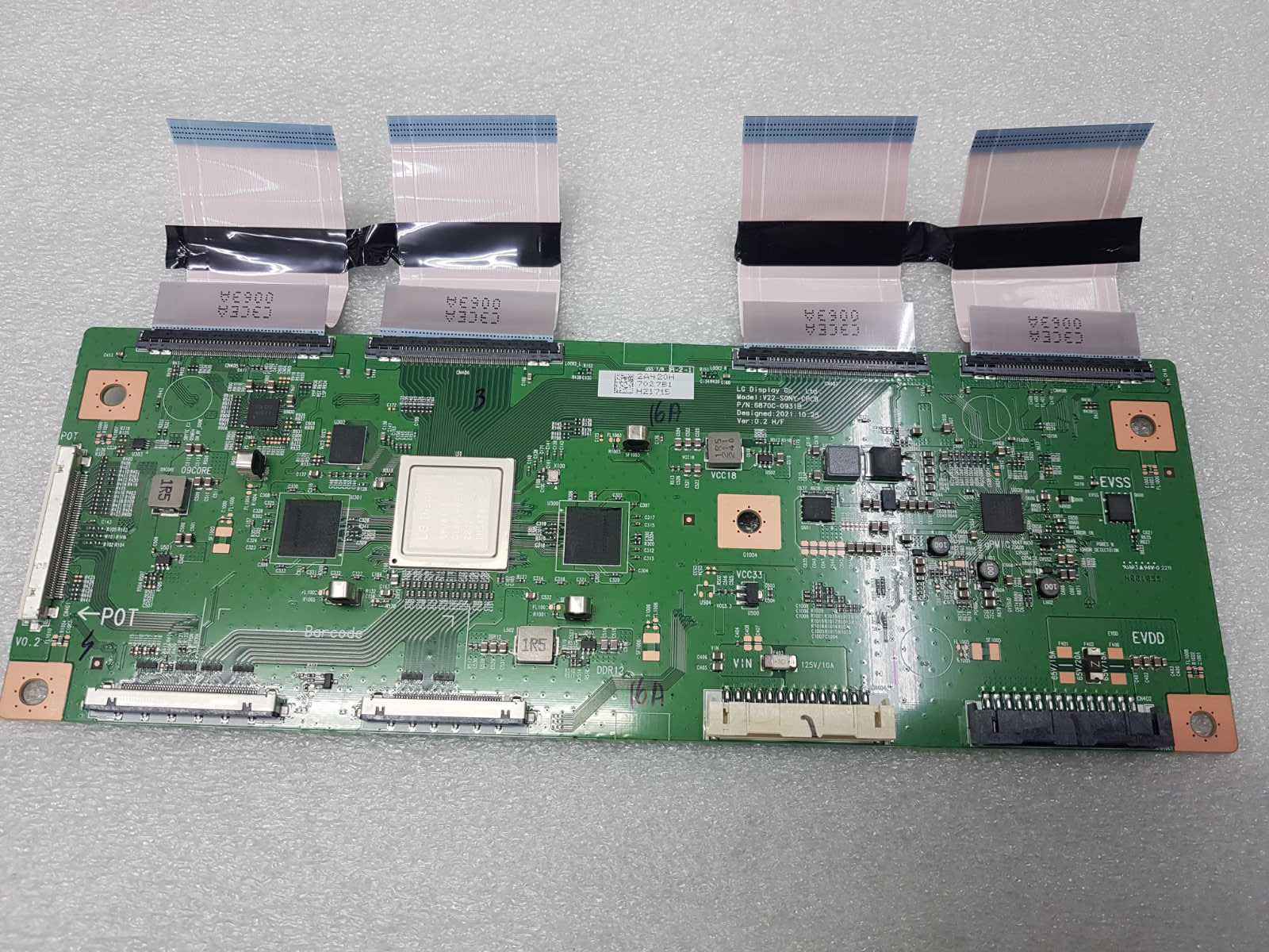 6870C-0931B 5032323 T-CON(48), V22-SONY-CPCB 6870C-0931B, LE480AQP-EQA1 / XR-48A90K