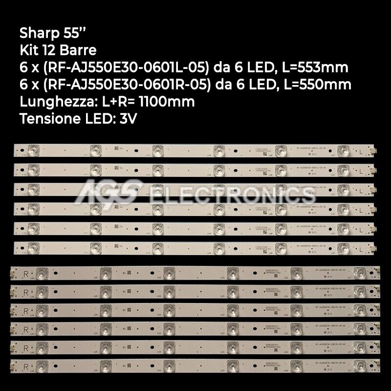 RF-AJ550E30-0601L+R LED 55