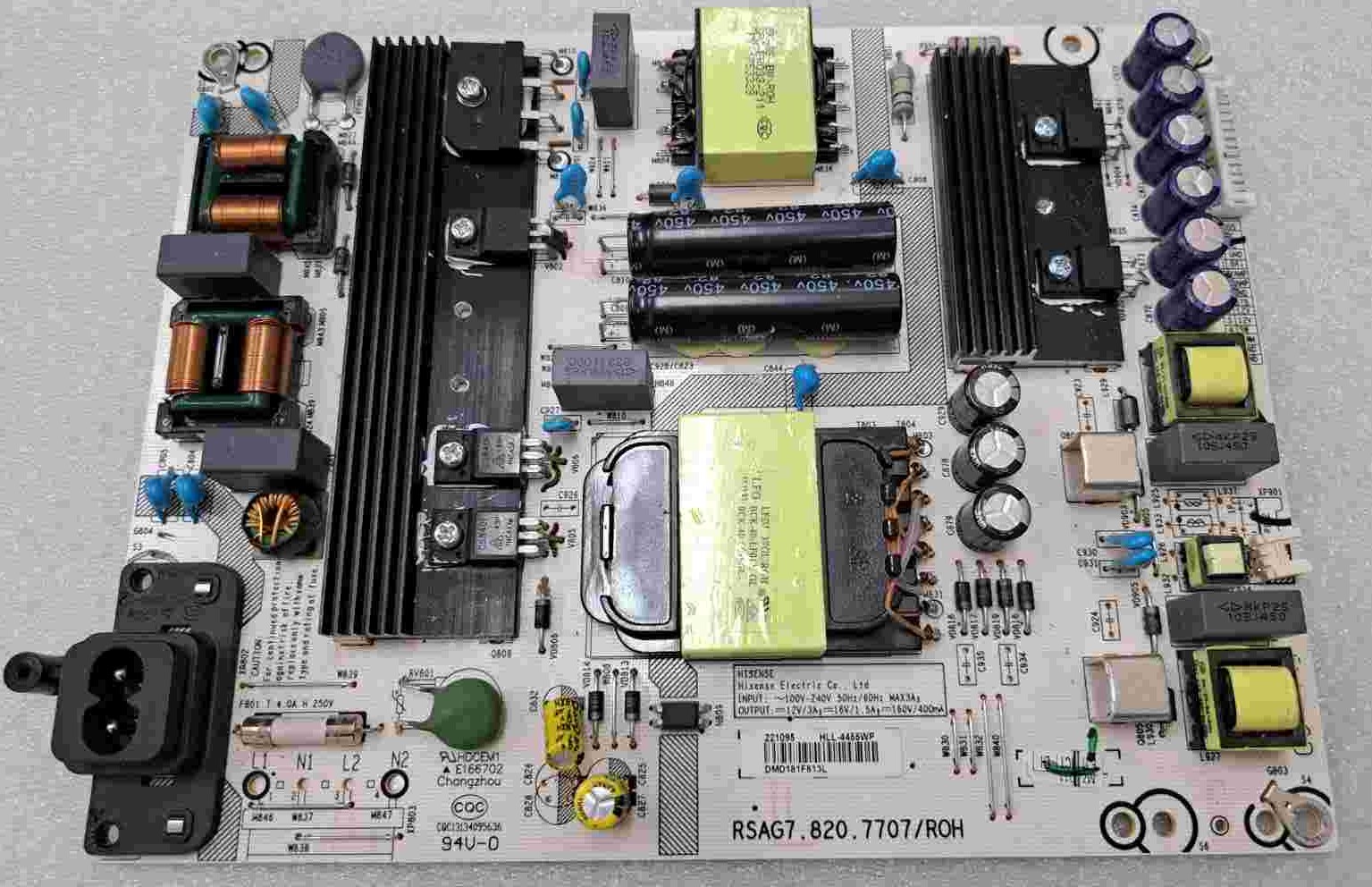 RSAG7.820.7707 RSAG7.820.7707/ROH, HISENSE / LED55N61U LED55EC680US LED60EC500U LED55EC680US HZ55E6T