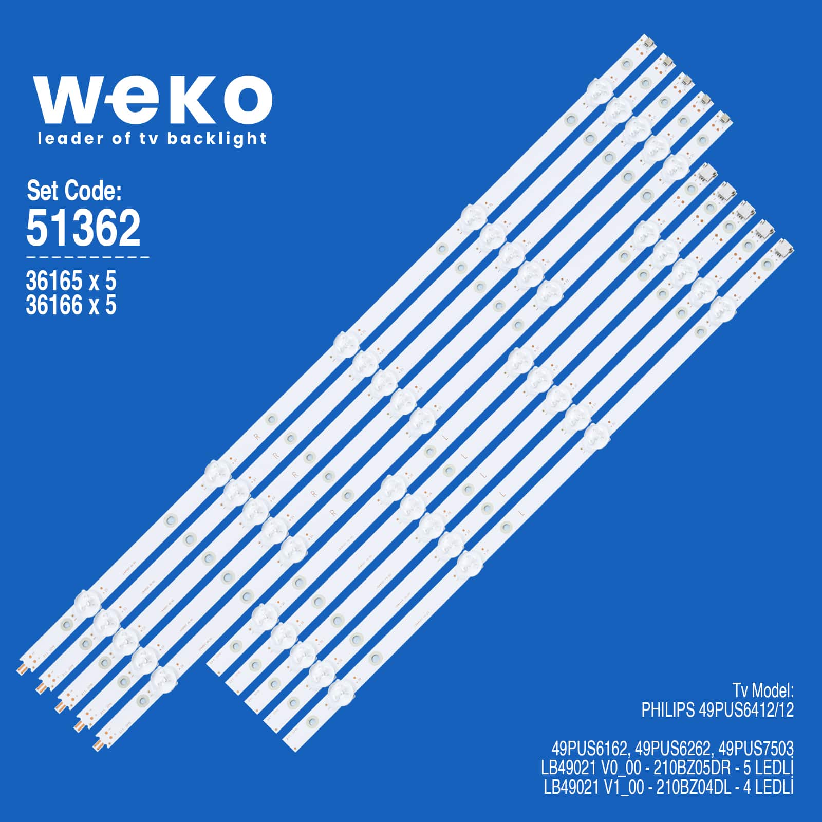 996599001096 705TLB49B3030K01L LED 49