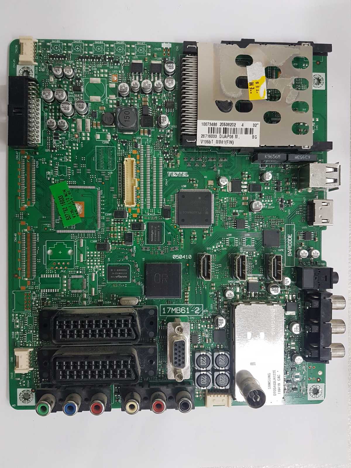 20538202 MAIN BOARD 17MB61-2, LTA320AP18 / FINLUX 32FLY905