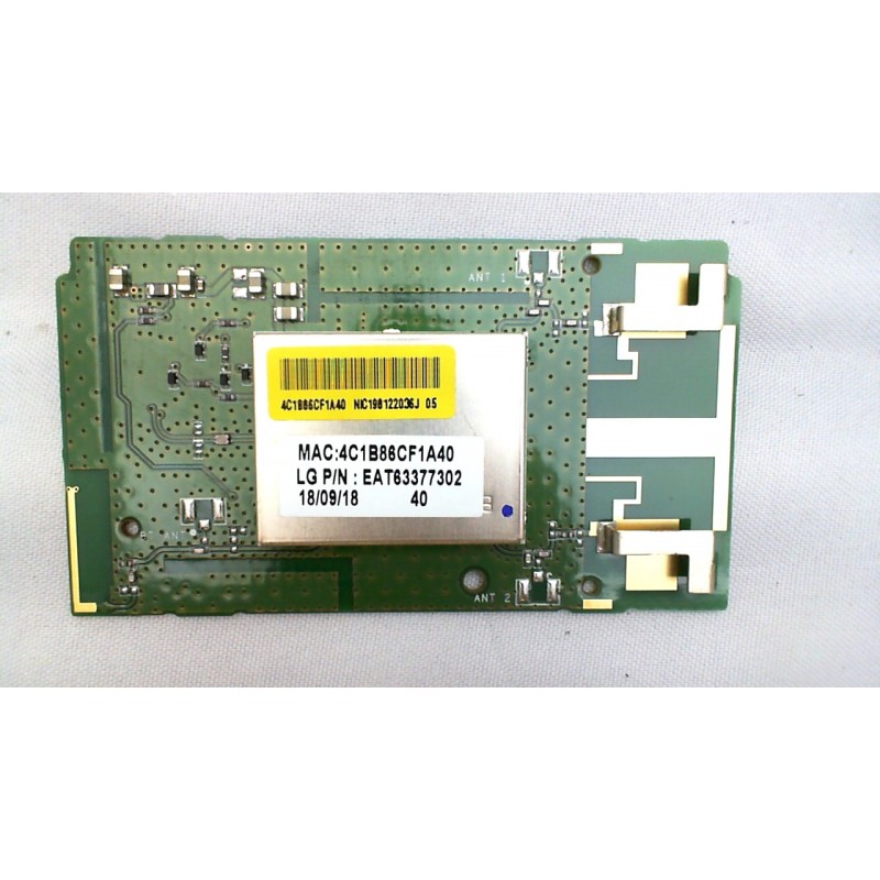 EAT63377302 WLAN TWCM-K305D, MT7662TU 3.135VTO3.6V MODULE 12PP 68.0x38.0x6.8MM / 43UK6470PLC, 43UK7550MLA