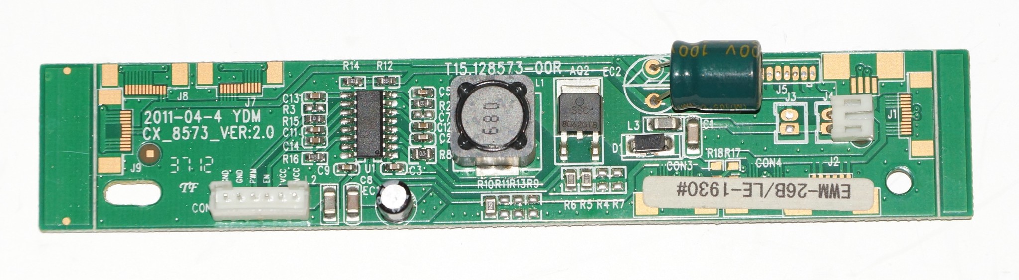 T15.128573-00R LD BOARD T15.128573-00R CX_8573_VER:2.0 8062GT8 RT8573A NEO LED-2460FHD